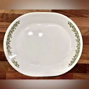 Corelle Spring Blossom Crazy Daisy Platter Oval Serving Plate 10x12